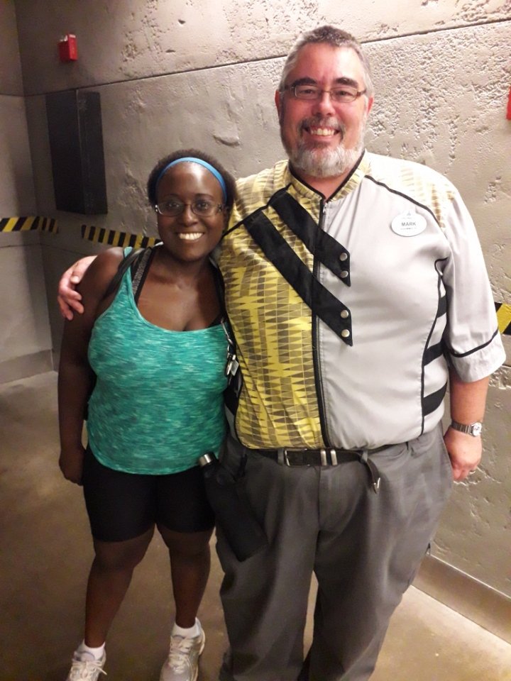 Delicatedream85's tweet photo. #CastCompliment riding the Dinosaur ride has always been my favorite attraction at #disneyworld but Mark, Yanitza, Mona, Gustangel and Victor has made my experience #over9000 times better! If I ever have a bad day, this will be memory that I will think about to feel better https://t.co/D1ztI7Q0CL