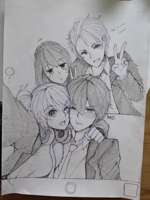 bakatsunya's assignment for manga portrait class :^) 