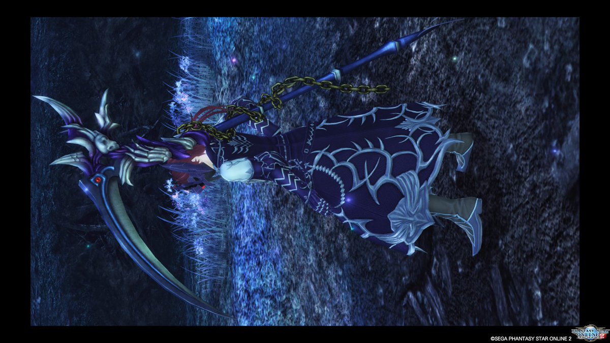 sham__pso2's tweet photo. どうして鎌はこんなに厨二心をくすぐるのでしょう #メンテの日なのでssを貼る https://t.co/nYUBRolv8b