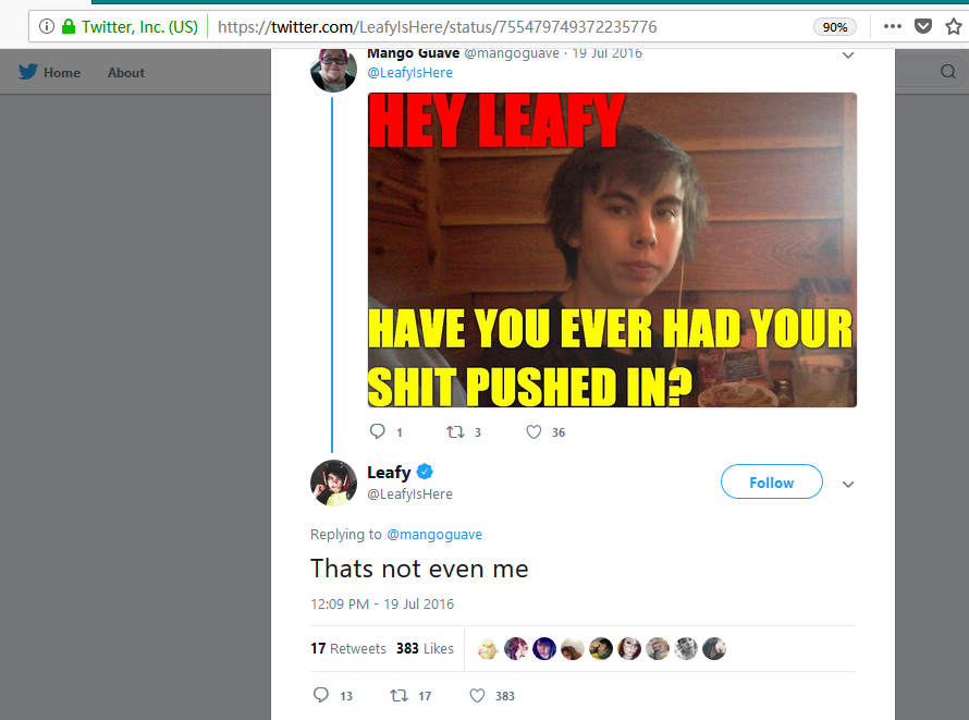Melfy_rawr's tweet photo. Nobody wants a ersatz.
Nobody will ever replace Mr Purple. 

Even if they replace him to play character #Leafyishere, that's not him. Like all the fakers/pictures of other actors impersonating, making videos HE refused to make.
They're not fooling anyone. https://t.co/0NrfqR7CYq