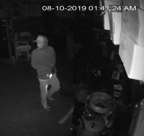 OPP_WR's tweet photo. Can you help #HuronOPP identify this thief? Photo taken from a commercial break, enter &amp; theft in Bayfield on August 10th.  The thief stole cash, candy and a 2011 silver 4-door, VW Tiguan.  Please contact Huron OPP at 1-888-310-1122 if you can help us.  @hc_crimestopper ^js https://t.co/B3HhmBs41I