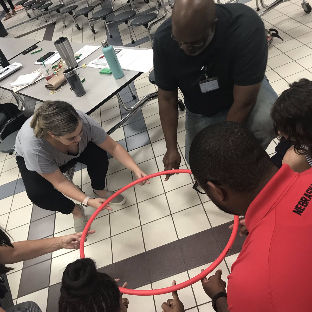 GloydJaelyn's tweet photo. Getting the day started with a little Team Building! Woohoo!
#GoFrazierGators #CFISDspirit https://t.co/FtPcZb6B3s