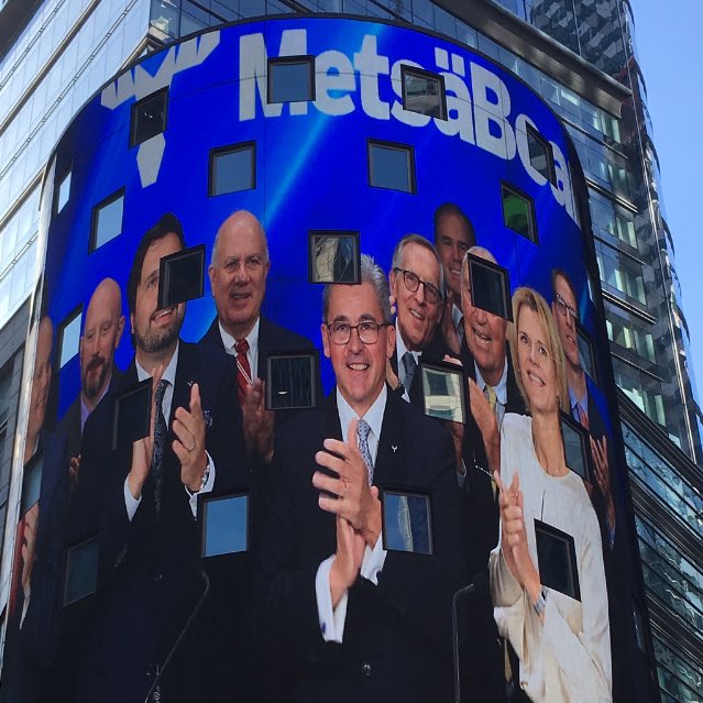 FinlandNY's tweet image. Today, Europe’s leading manufacturer of high-quality folding boxboard and white kraftliner @MetsaBoard opened the @Nasdaq day’s trading with their CEO Mika Joukio ringing the stock market opening bell. #Finland #MetsaBoard