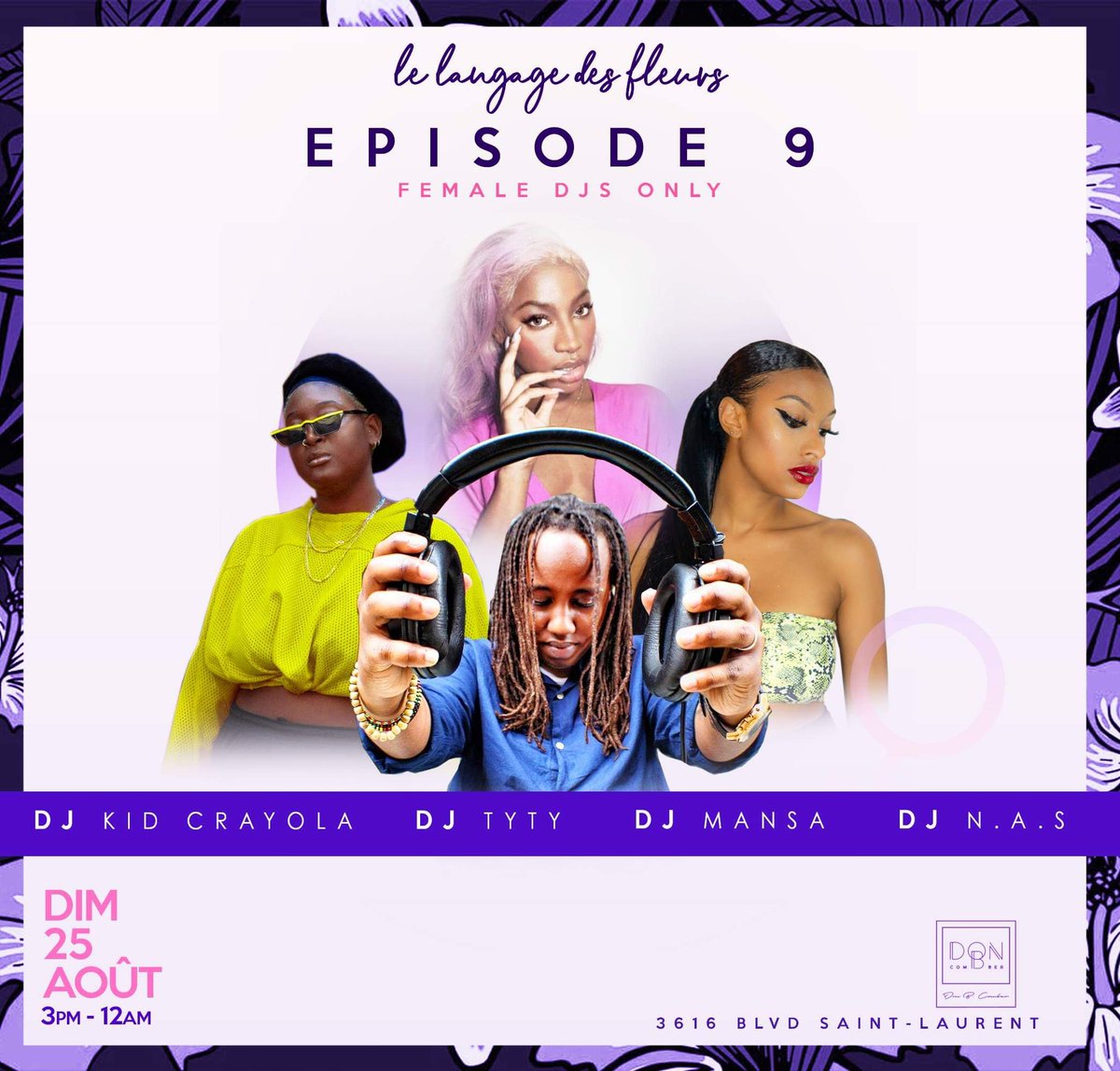 LangageDFleurs's tweet photo. Terrific energy!!
Ladies βοΈ you are the best! Let's make history next Sunday. Come and support sis'
#lelangagedesfleurs πΉπΊπΌπ·
Open bar for βοΈ from 3pm - 5pm
Who run the world?
#GirlPower #LadiesFirst #FemaleDjsOnly https://t.co/8OmzGHYrab