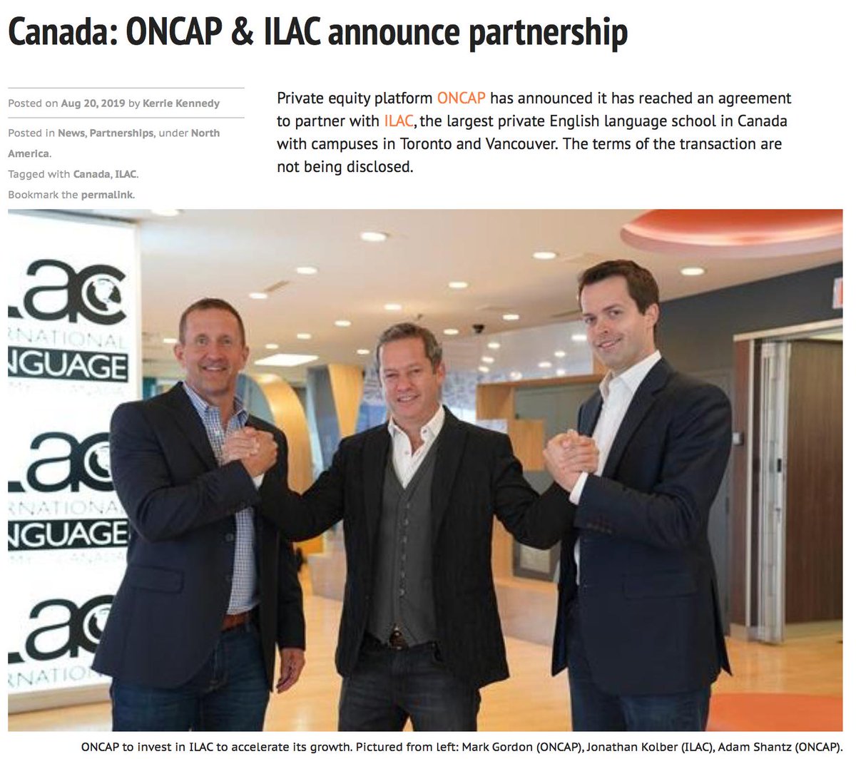 #Canada: ONCAP &amp; ILAC announce partnership

Read more: thepienews.com/news/oncap-to-…

#intled <a href="/iloveilac/">ILAC</a>