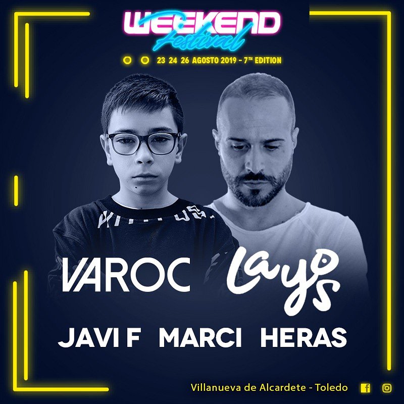 VarocMusic's tweet photo. Recordad que este Viernes estaré pinchando en @WekendFestival como cabeza de cartel de electronica.
Muchas ganas de veros Toledo!!!
#Varoc #Tdahpower #ElectronicMusic #TechHouse #Headliner #Festival #Toledo https://t.co/SiALPXuj0P
