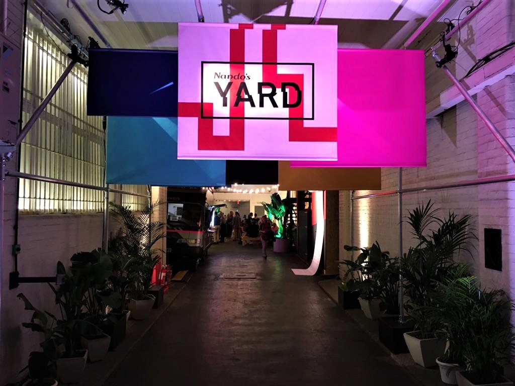 RockitEventProd's tweet photo. That's a wrap on three weeks at #theyard for @weareamplify! Guests and artists enjoyed @dbaudiotechnik  sound, @ayrtondigital magic panels, @Martin_Global, sceptron lights and @Robelighting  beam 100s! Live performances, food and workshops were just some of the things on offer! https://t.co/jXfYKZVmzq