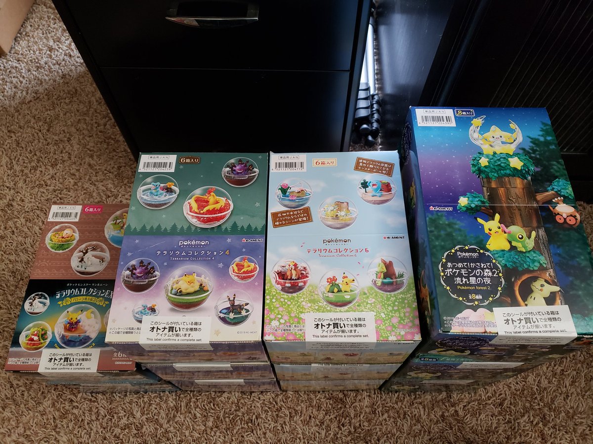 squeaksgw's tweet photo. New products lines will be coming to Squeaks Game World in the coming months. Here is a sneak peek of some of the Re-ment items! Keep your eyes peeled for more soon! #rement  #pokemon #terrarium #pokemonforest #squeaksgameworld https://t.co/TQQFu5gjSH