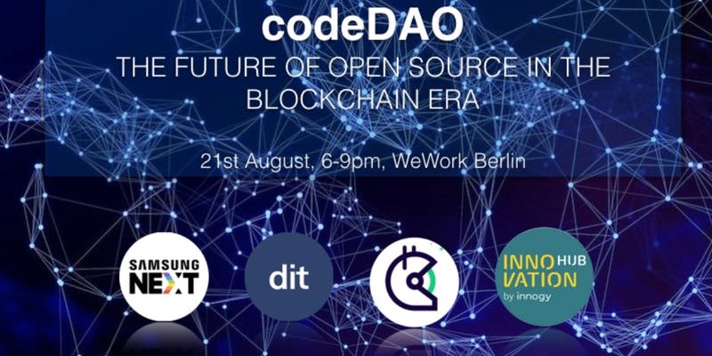 FutureEnergy_VC's tweet photo. SOLD OUT: We are thrilled about the overwhelming interest in tomorrow's #CodeDAO event! Not able to attend? Stay tuned for updates for live updates from @OriginalKed and @ditcraft!

https://t.co/R7rVAcal8h #blockchain @BerBlockWeek https://t.co/w1Ia7Ck3GG