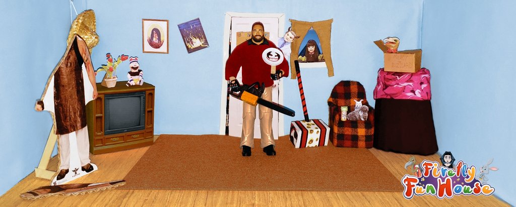 My custom Firefly Fun House playset.
@WWEBrayWyatt
<a href="/THETomSavini/">Tom Savini</a>
<a href="/bakingjason/">Jason Baker</a>
<a href="/SandyMimpson/">Mandy June Baker</a>
<a href="/ellysianfx1/">Ellysian FX</a>
<a href="/DouglasEdCenter/">DEC</a>
#WWEEliteSquad #FireflyFunHouse