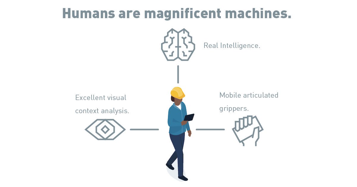 tulipinterfaces's tweet image. Human labor still rivals that of machines when the shop floor is the arena. The manufacturing workforce is more flexible, adaptable, and maintains better vision compared to machine solutions. #AugmentedWorker #DigitalFactory #AugmentedAugust #DigitalShopFloor