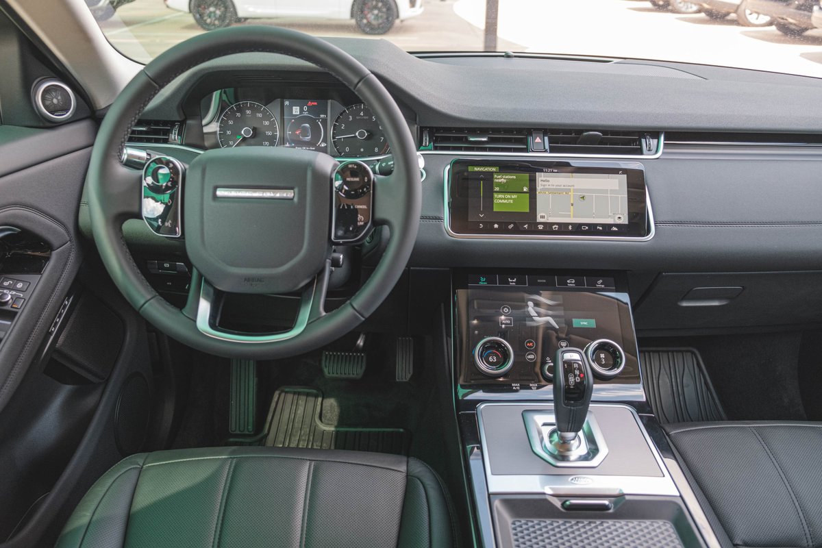 With all wheel drive standard, the 2020 Land Rover Range Rover Evoque in Narvik Black can tackle the road less traveled but also the urban jungle. More information here: ow.ly/D6w150vyCyZ #AutobahnLandRover #autobahnFW #LandRover #RangeRover #Evoque