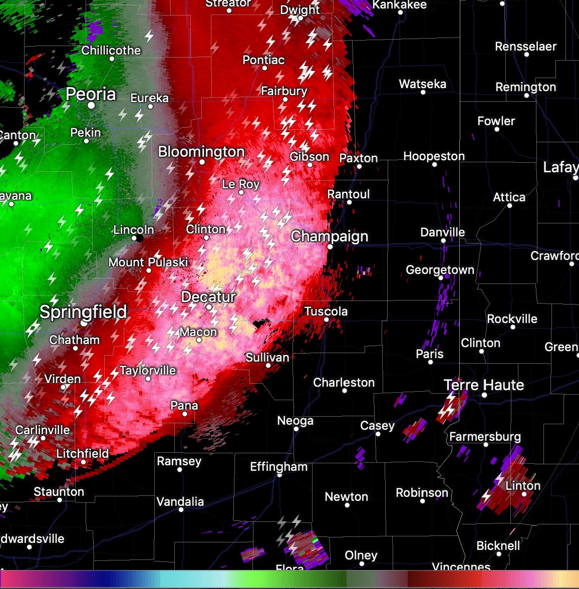 Reed Timmer on Twitter "Massive SQUALL LINE passing through Champaign