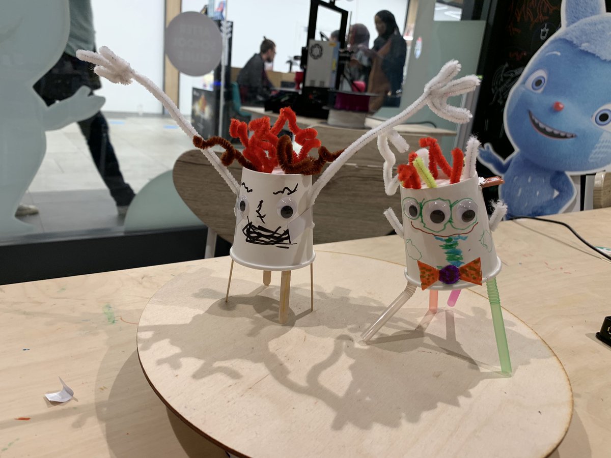 CraftyRobot's tweet photo. THEY’RE GOOD ROBOTS BRENT
Very impressed with the standard today at @okidomagazine pop up in Hammersmith. We’re here until Sunday doing #BotatoWars and #Fizzbot workshops. Come along if you can!
https://t.co/kRRk1KhD8c https://t.co/pTr6F5Ym2E