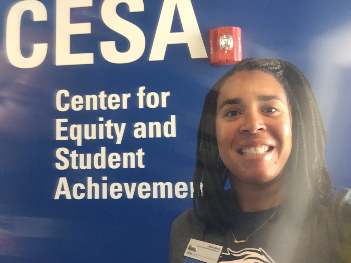 #roadrunnersighting @CESA_MSUDenver #schoolhair #bringingMoeshaback #equity