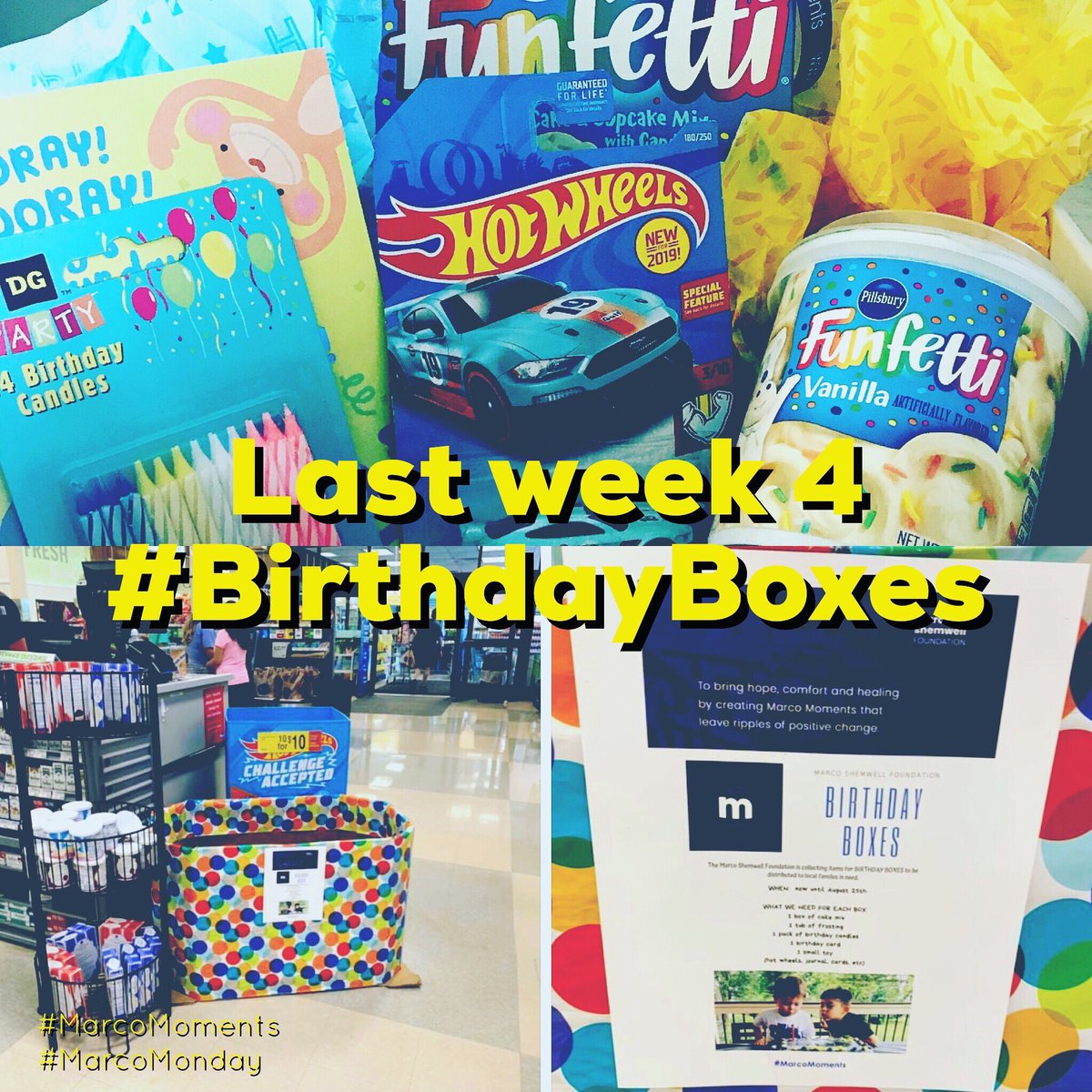 NorthGirlsGolf's tweet photo. Yesterday, before our match we made a quick stop at Dollar General to give back. 😊 Each girl purchased a couple items to put together a “Birthday Box” honoring Marco Shemwell.#giveback #gohuskies 💚 https://t.co/efH9yoteCo @MarcoShemwell https://t.co/EvjRb4yOQN