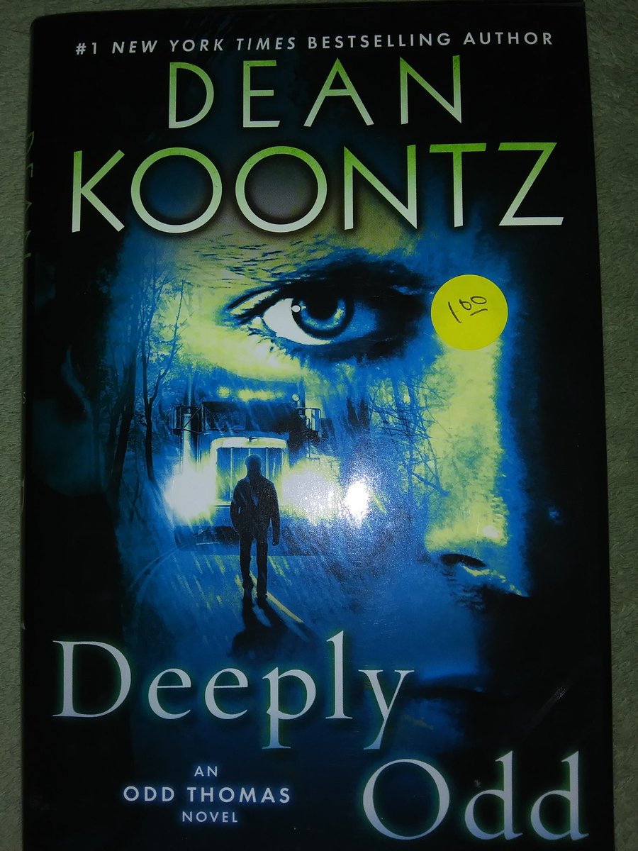 tammy4u2nv's tweet photo. I am not a very good reader, but I do love Koontz books.  Great condition hardback for a buck!  And the title really hit home!  #practicereading #love #goodDEALSgrabber https://t.co/ntMf2OFzFL
