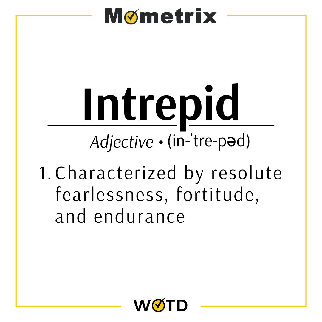 Mometrix's tweet image. Be an intrepid student and dive into test prep today to make sure you&apos;re fully prepared to ace your next exam! #PrepThatEmpowers #MometrixWOTD

mometrix.com