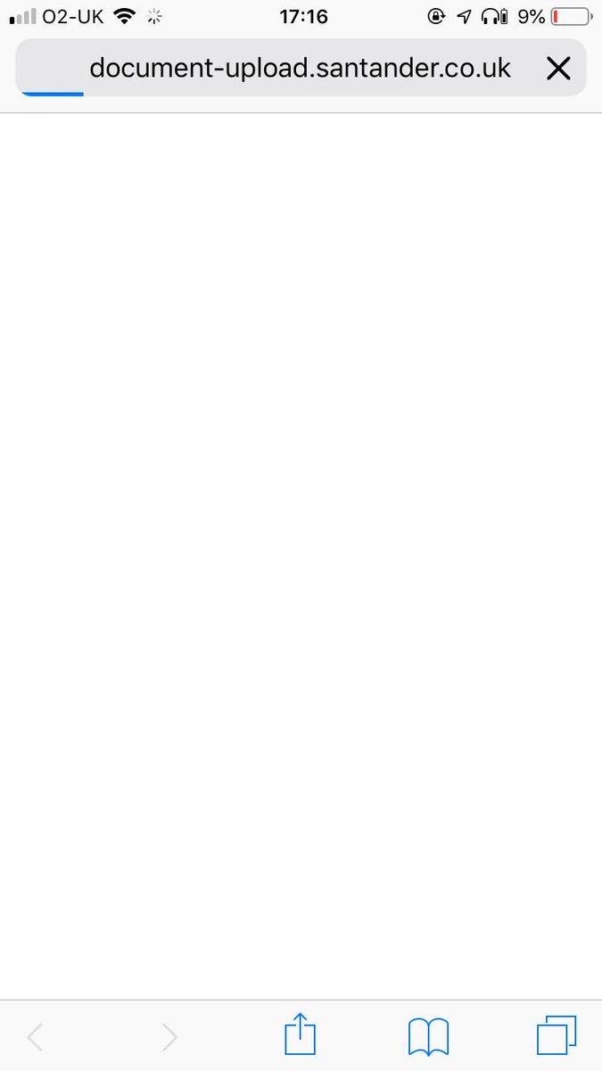 roneillcfc's tweet photo. @santanderukhelp Won’t load the page any further than this. https://t.co/EJcoUlkOnd