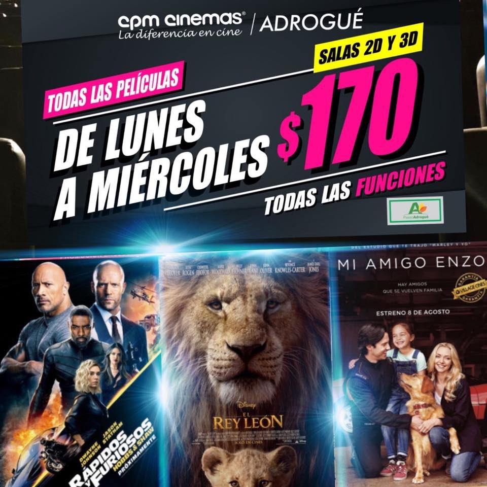 cpmcinemas's tweet photo. Lunes a miércoles en @cpmcinemas #paseoadrogue 🚀 el mejor precio para disfrutar todas las películas 🚀🎪🕺🏻

Te esperamos!!!!🤗😱🚀❤️🎪

👉😍 https://t.co/NL63wbqpCi 🎪🤩😘 https://t.co/hb8lKfSHfe