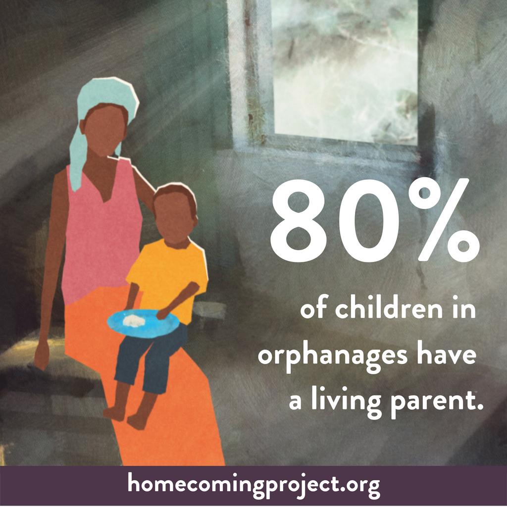 homecomingproj's tweet photo. Did you know that, on average, 80% of children living in orphanages have a living parent who, with the right support, could be able to care for them? Join the Homecoming project to see children come #HomeToFamily. Go to https://t.co/VFOC9DSV8Q for more information. https://t.co/Pfn9KcWk6V