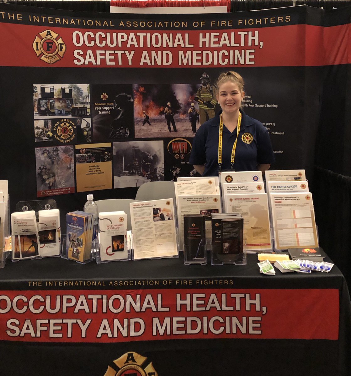 At #IAFFRedmond? Come see me at the Health and Safety booth for your #peersupport #resilience and #suicideprevention questions!