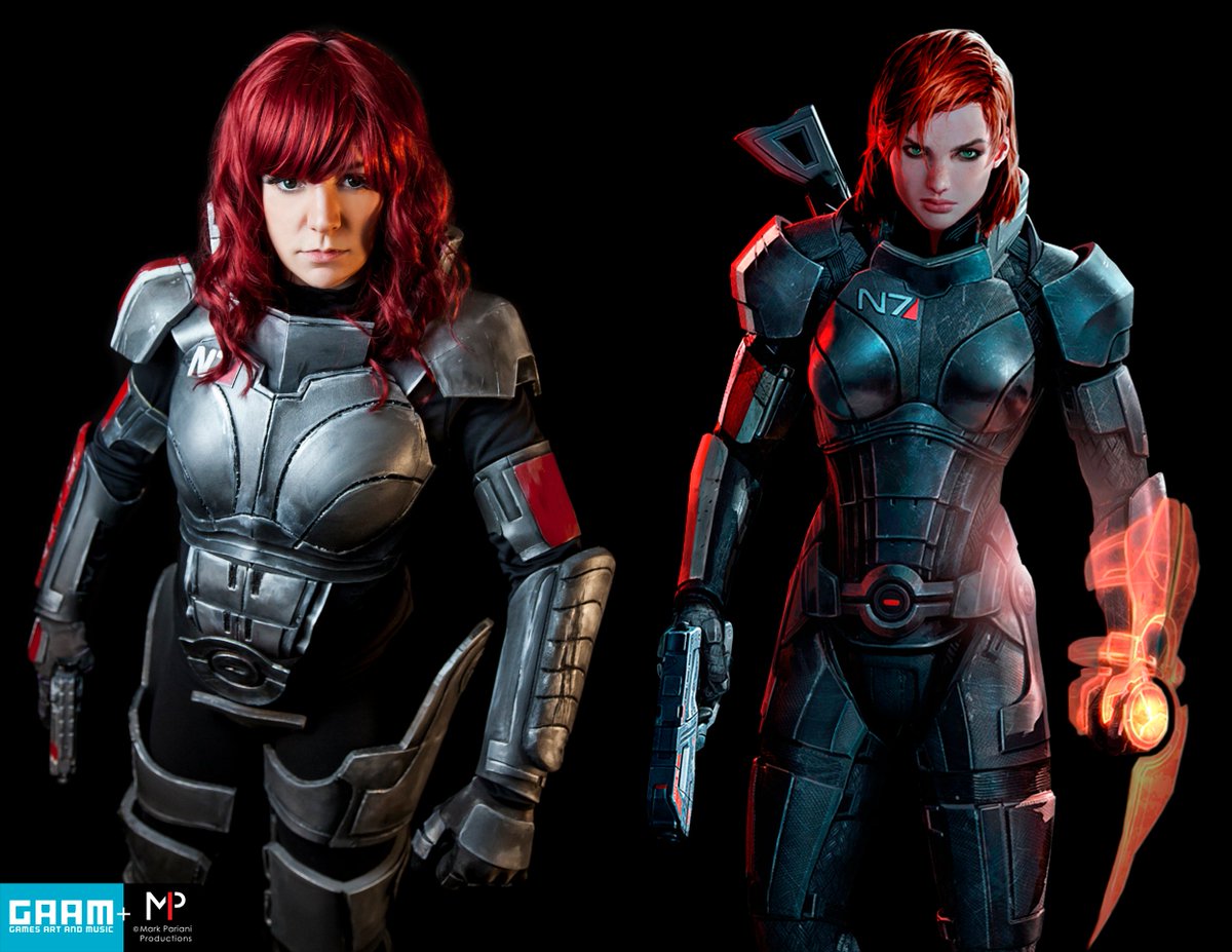 MarkPariani's tweet photo. Cosplay Side by Side Comparisons are returning to my instragram. Please join me over at markparianicosplay. Character: Fem Shep from Mass Effect - Cosplay by: @FluffyButtArts - Produced by: @ILoveGAAM #gaam #spacegaamshow #cosplay #cosplaysidebyside https://t.co/ZlZ4WWNQns