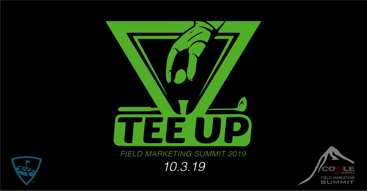 CoyleSupplyInc's tweet photo. We're looking forward to our Field Marketing Summit this year! Mark your calendars for Oct. 3! #TeeUp #CoyleSupply #Topgolf https://t.co/HfX9QILyMl
