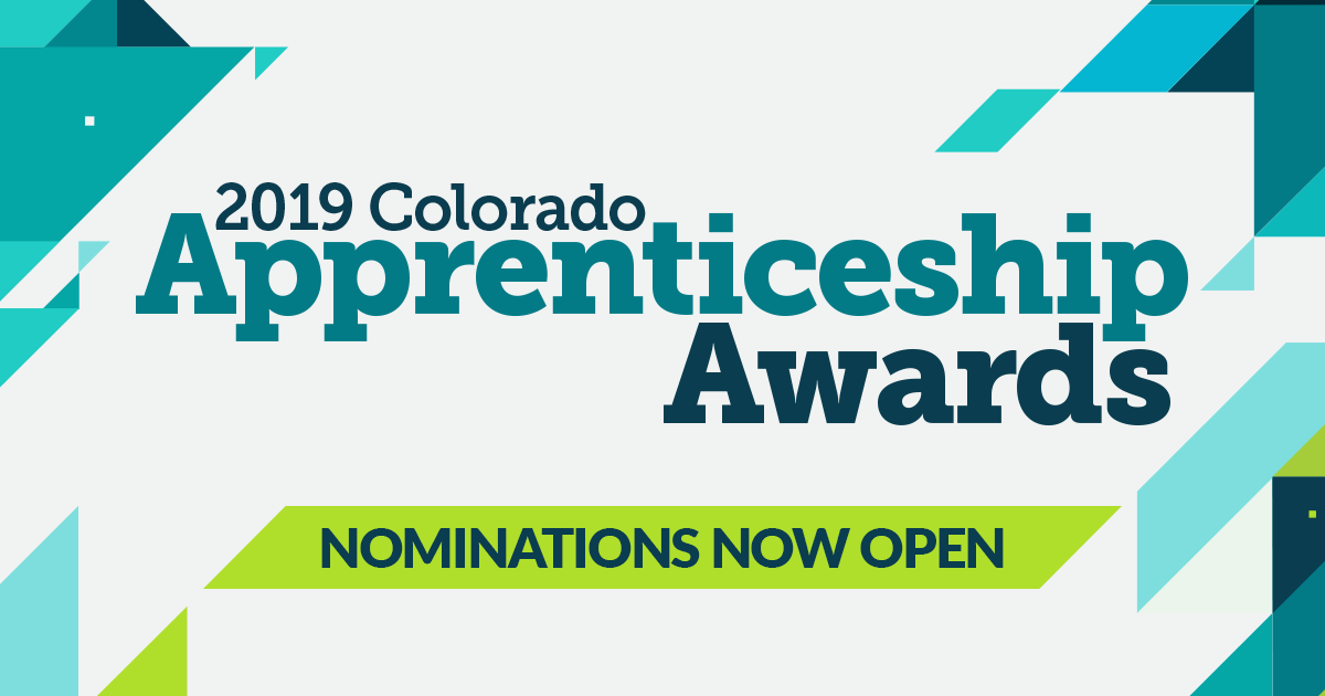 Swiftpage's tweet image. It’s time to nominate for the 2019 Colorado Apprenticeship Awards! Read about last year’s winners: bit.ly/31wBElI &amp;amp; nominate for the 2019 awards: bit.ly/CAANoms #COApprenticeshipAwards

Swiftpage is a proud partner of the @the_cwdc and @CareerWiseCO.