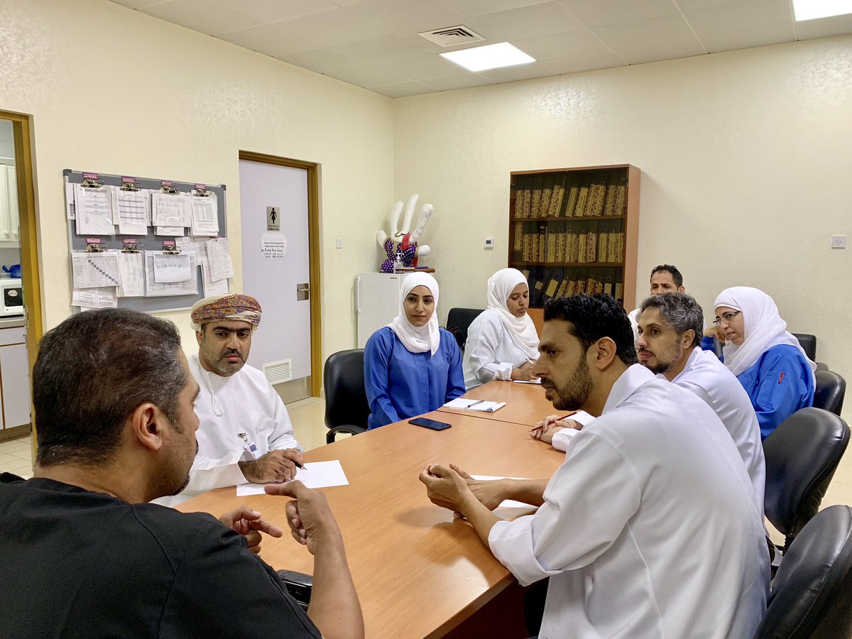 SaidMughairy's tweet photo. very productive meeting with Neurosurgery LEAN champions and other team members ...#brainstorming #lean_implementation #lean_thinking @Khoula_Hospital https://t.co/JIVvkYXkRt