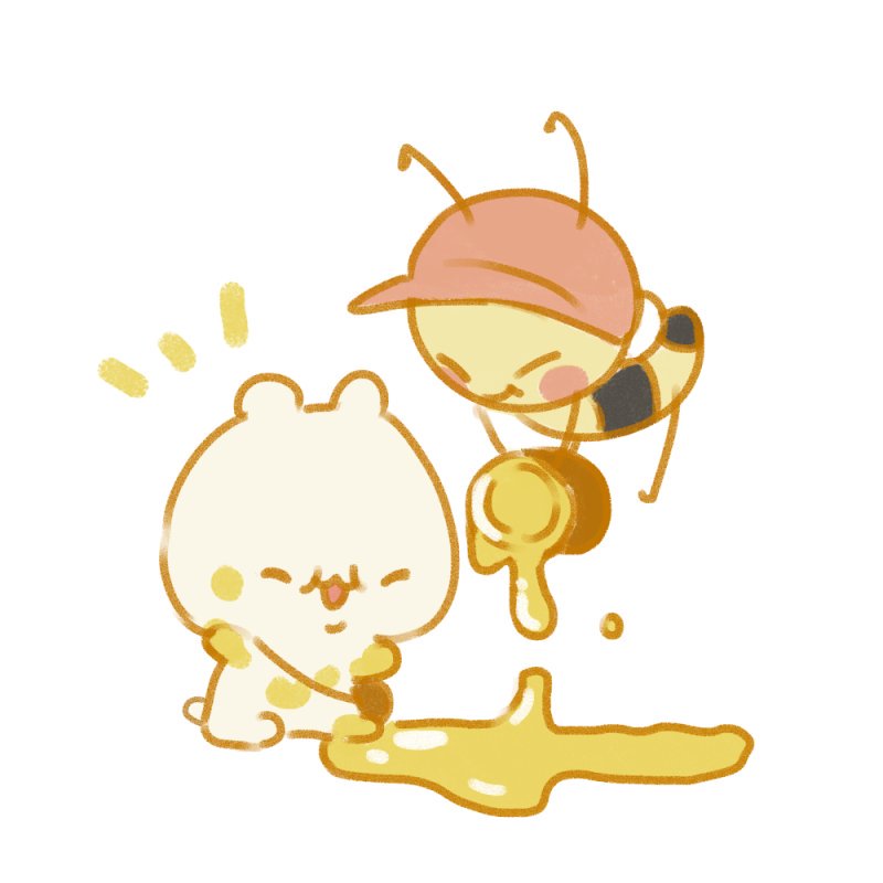 MONmonFRIENDS_'s tweet photo. Two friends, sweet as can bee 🐝💕
#MONMONFRIENDS #TWOTUCKGOM #HONEYGOM #SWEETY https://t.co/Xj4hwIPghd
