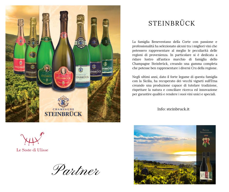 Tra i nostri #PARTNER #STEINBRÜCK. E' la famiglia Beneventano della Corte ad essersi dedicata a ridare lustro all’antico marchio di famiglia dello #Champagne Steinbrück, creando una gamma completa che potesse ben rappresentare i diversi Cru della regione. #sicilia #wine