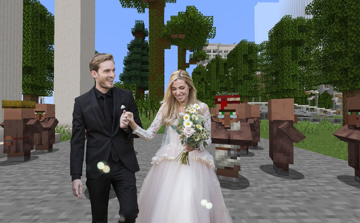 JeffSwiper's tweet photo. @pewdiepie We are married!!! I'm the happiest I can be ❤️ I'm so lucky to share my life with this amazing woman. https://t.co/WADCssOVYQ