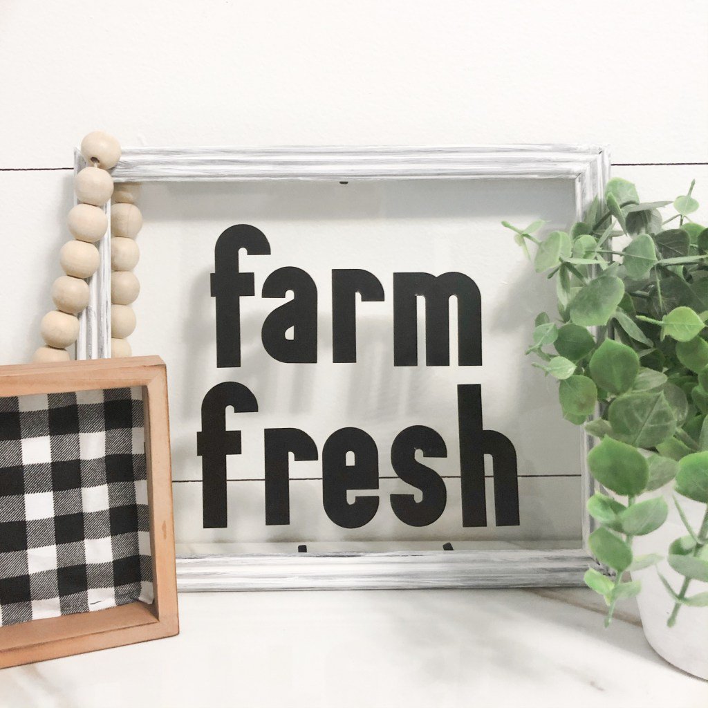 PrettyPineCo's tweet photo. DIY Dollar Tree Farm Fresh Farmhouse Sign! @dollartree #dollartreeDIY https://t.co/d7Db824yxt https://t.co/5r1cJqyUmV