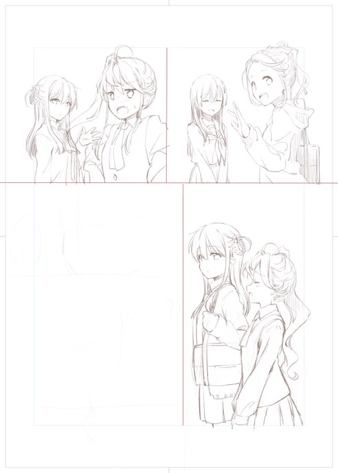 私もナナニジ絵あげたいけど、手が遅くていけない 