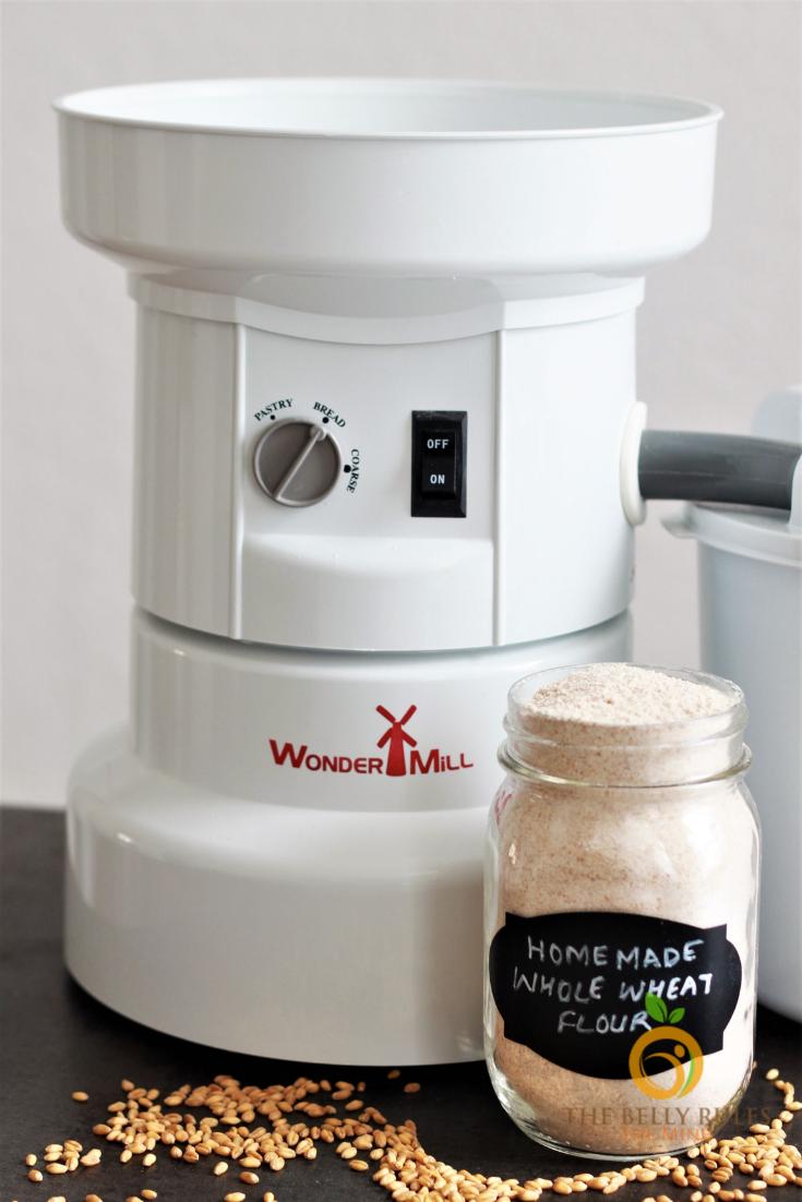 Look what we made with our batch of freshly milled Whole Wheat Flour in our <a href="/thewondermill/">WonderMill GrainMill</a> thebellyrulesthemind.net/whole-wheat-br… #ad #wholewheat #grainmill