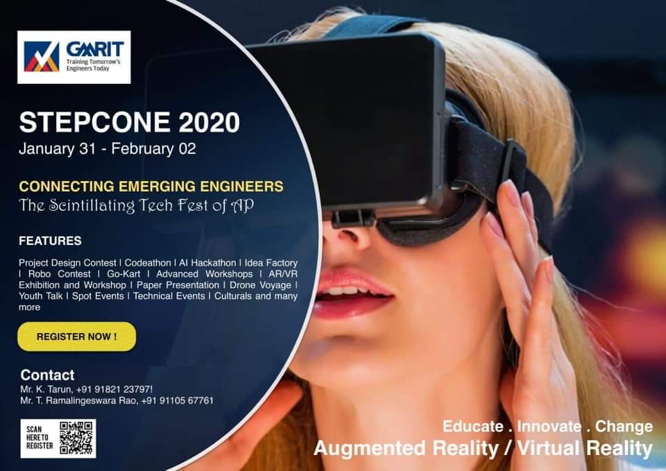 stepcone_2020's tweet photo. The most scintillating and the largest tech Fest of AP, STEPCONE_2020 is back again with the theme of Sustainability, loaded with events focusing on 21st century Skills. Join with us to sharpen your technical skills..#sustainability #21stcenturyskills #ARandVR  
#technicalskills https://t.co/BI3ZtXjoX8