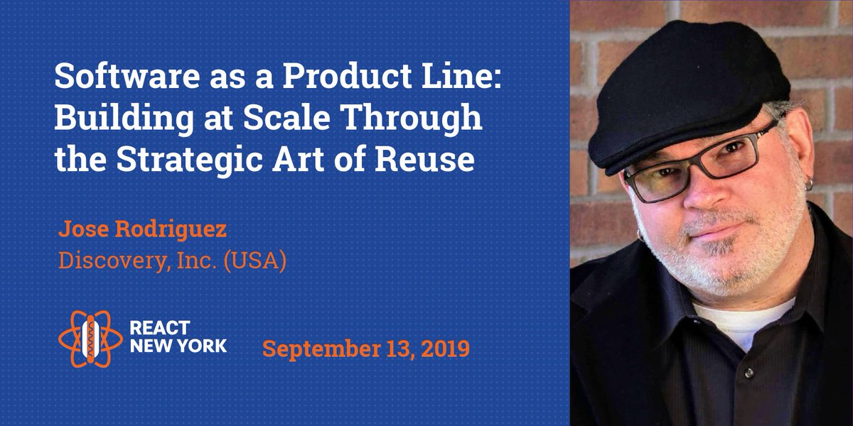 ReactNewYork's tweet photo. Jose Rodriguez is a Tech Lead & James O’Reilly is Vice President, Software Engineering, both at @DiscoveryIncTV ✌️
Want to see this talk? Tickets & more: https://t.co/4HvAAg49MD
#react #reactjs #reactnative #GraphQL #JavaScript #frontend #discovery #discoveryinctv https://t.co/vDXM7Ef1oq