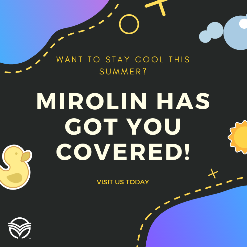 Mirolin's tweet photo. Keep it cool and fresh this summer! Visit us today to find the product that suites your bathing needs 💦  https://t.co/6T2tHr30QG https://t.co/aCKLUGAKQz