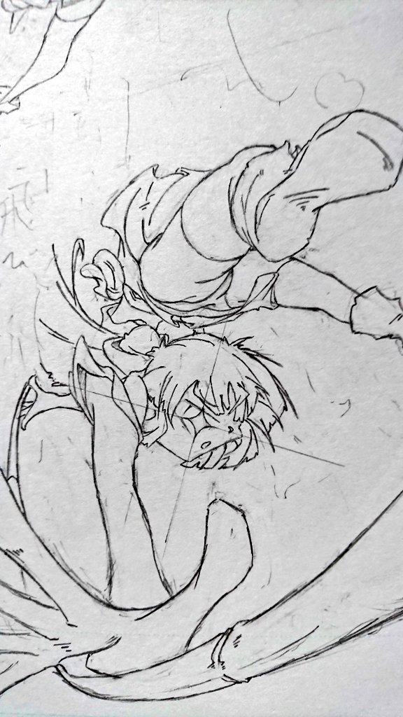スランプではない❗
ただ自分が思うように描けない・・・ただそれだけの事で何の問題もない・・・何の問題も・・・
エマージェンシー❗エマージェンシー❗(過去絵💦) 