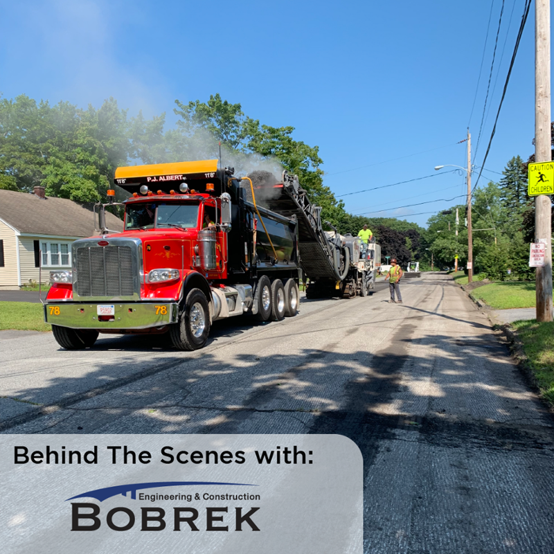 GoBobrekEC's tweet photo. We handle all aspects of a Chapter 90 Paving Program: layout, estimating, coordination of current &amp; proposed projects, administration and inspection  💪 👷‍♀️ 👷‍♂️Here is a #BTS photo of our team in action! 
#GoBobrek #CivilEngineering #RoadwayInfrastructure #MunicipalDesign https://t.co/XVau3ikYa7
