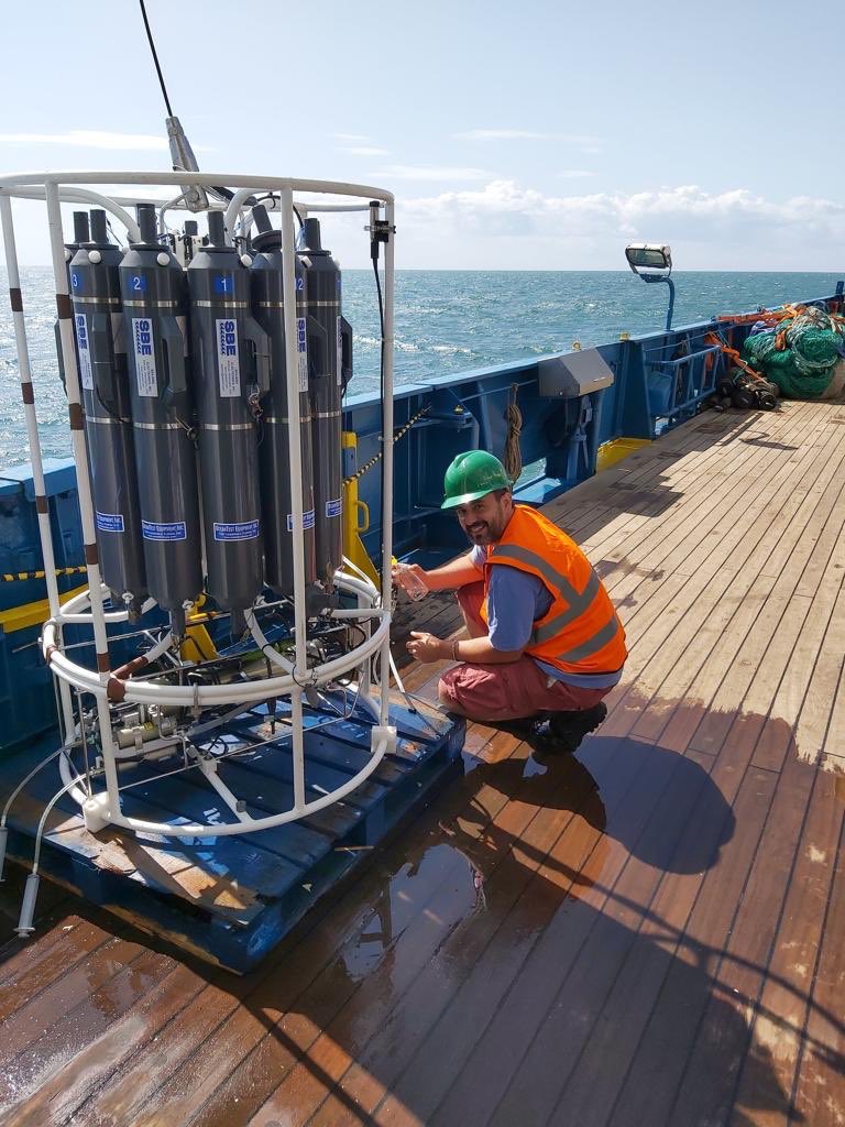Francesco Pallottino (@fpallottino) on Twitter photo Measuring triple oxygen isotopes and dissolved oxygen as indicators of good environmental health in the North Sea. A big thank you to <a href="/CefasGovUK/">Cefas</a> <a href="/uniofeastanglia/">UEA</a> <a href="/PlymouthMarine/">Plymouth Marine Lab</a> @jankaiser <a href="/LucaPossenti4/">Dr Luca Possenti</a> for the opportunity and support! Measuring triple oxygen isotopes and dissolved oxygen as indicators of good environmental health in the North Sea. A big thank you to <a href="/CefasGovUK/">Cefas</a> <a href="/uniofeastanglia/">UEA</a> <a href="/PlymouthMarine/">Plymouth Marine Lab</a> @jankaiser <a href="/LucaPossenti4/">Dr Luca Possenti</a> for the opportunity and support!
