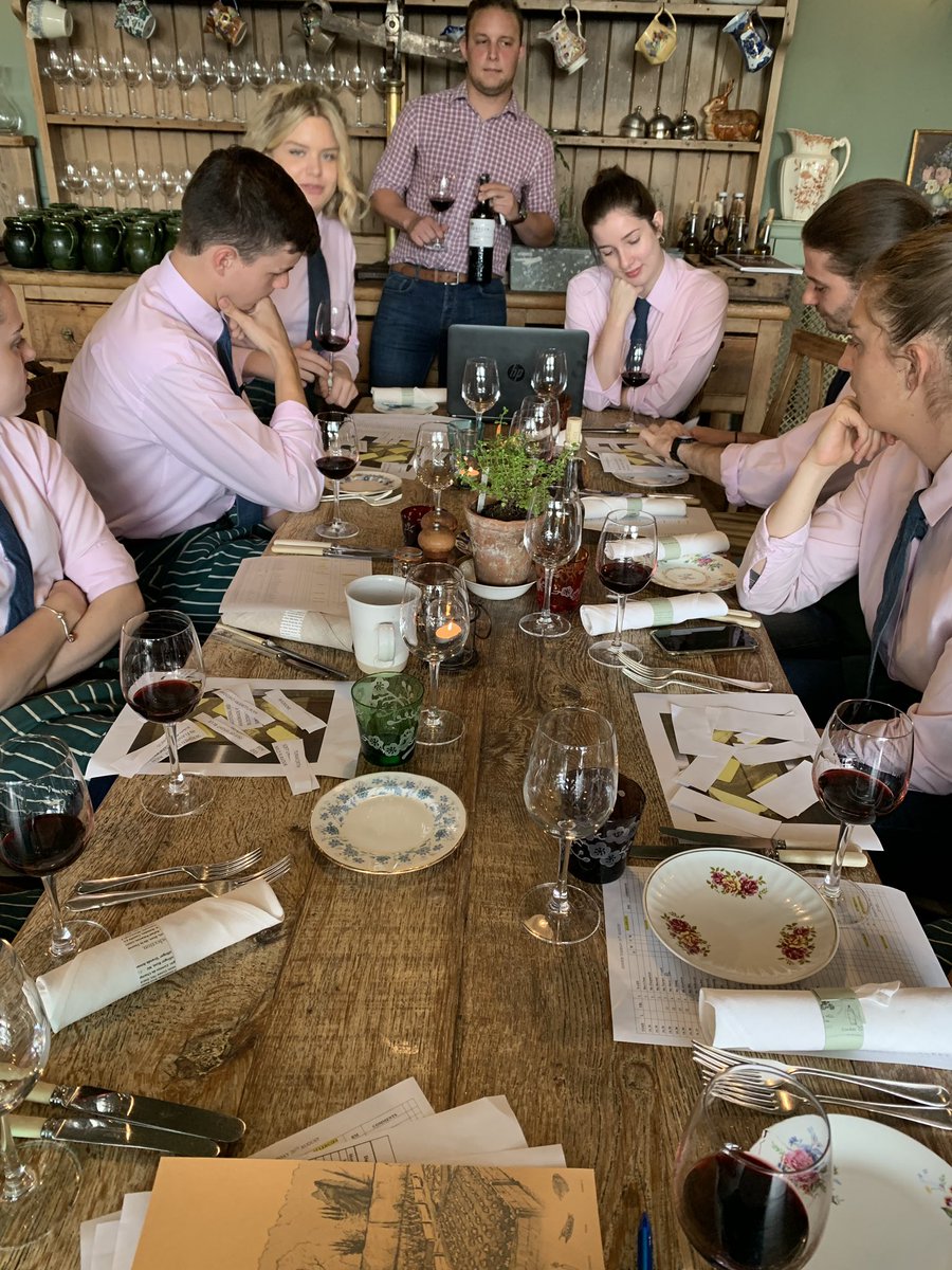 AdamBrandish's tweet photo. Proper cheesy briefing tonight at THE PIG and of course a glass of port! @RiaRhodes @jgerty @fbourde @andy_wright99 https://t.co/FuBBknnoAZ
