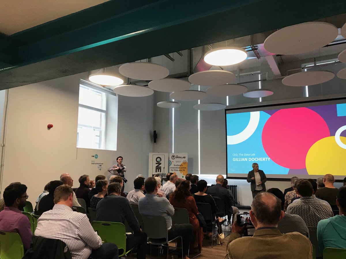 hannahrudman's tweet photo. @GillianDoc launches @DataLabScotland in @ONECodeBase with @KateForbesMSP and all of #Aberdeen ‘s #technorati https://t.co/fggvjnGYrP