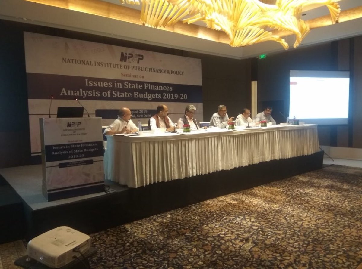 lekhachakrborty's tweet photo. @EmergingRoy @pinakichakrbrty @FinMinIndia @nsitharaman @15thFinCom @NKSingh_MP @drthomasisaac #SumitBose highlighted the thematic emphasis of this year’s NIPFP StateFinanceevent on greater #fiscaldecentralisation. FC-IV has enabled increased flow of funds to 3rd tier, But if you look at functions & functionaries,3rd tier still grappling with unfunded mandates. @ManishEcon https://t.co/sEqryW6Ayf