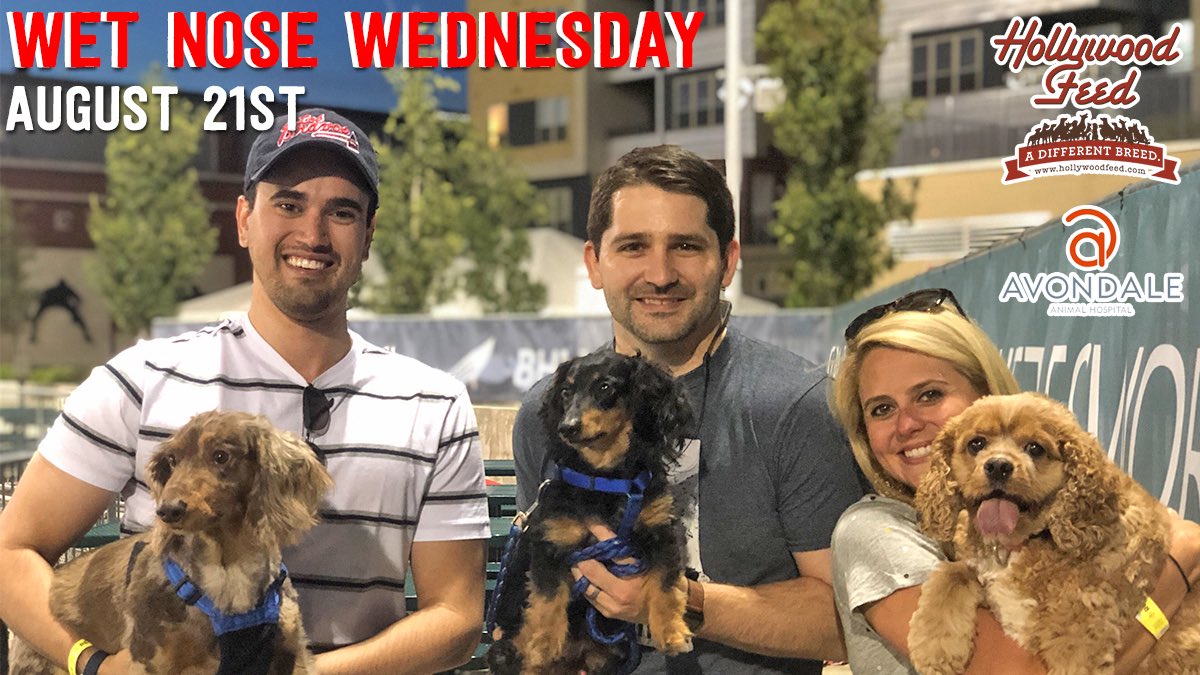 BhamBarons's tweet photo. Donโt miss out on the Wet Nose Wednesday finale tomorrow! Gates open at 6 and the Pup Parade on the warming track begins at 6:15. #BarkInBham https://t.co/WgGa3LAGaV