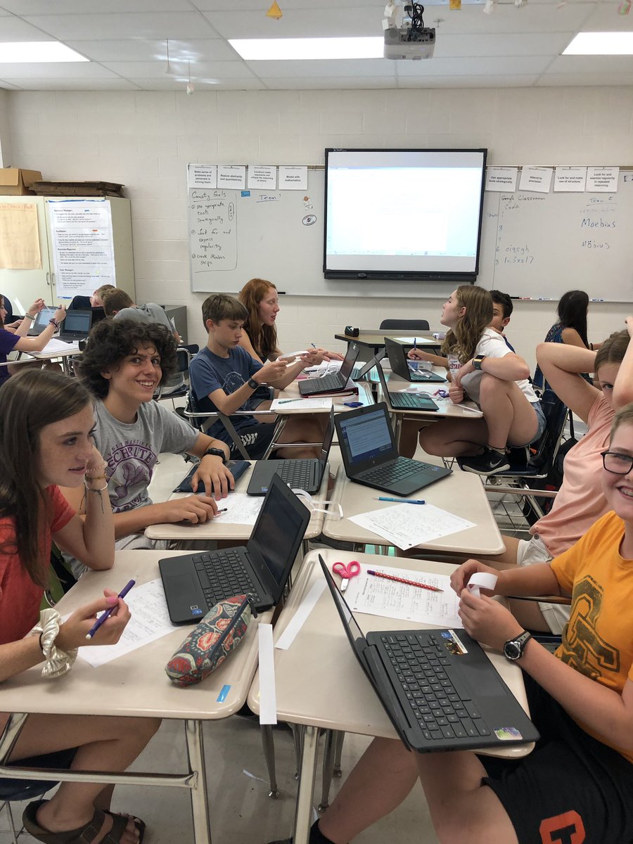 bcymanski's tweet image. Caught doing math on the first day of school on the 7-12 Campus! @Mr_BrownCF @ThombsTodd @Beal_CF @PetiteCode #cfevsHOME #EveryoneisaMathematician