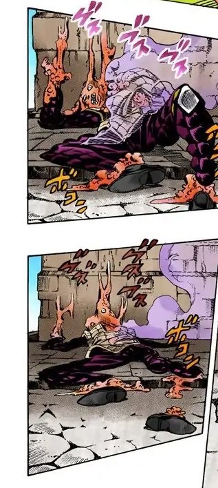 segasaturnhime's tweet photo. Purple Haze is not fucking joking around holy shit bro #Jojon https://t.co/b2DUnFg44E
