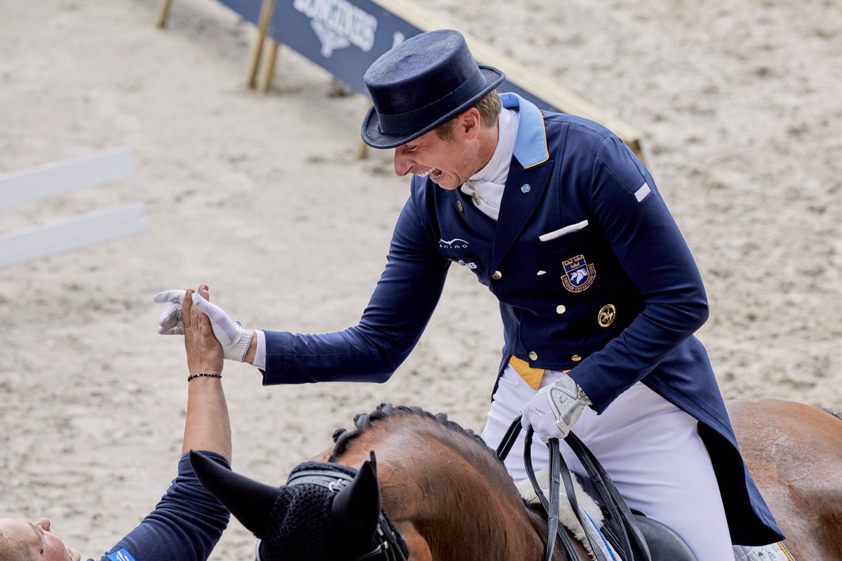 FEI_Global's tweet photo. Straight to the top! 🔝

Team Germany felt right at home as they topped the FEI European Championships podium for the 24th time in Team Dressage! 🏡

Get the full Day 2 update 
👉 https://t.co/h4y6jUxt9N

📸 FEI / Liz Gregg
#FEIEuros2019 https://t.co/ENQ3423G0s