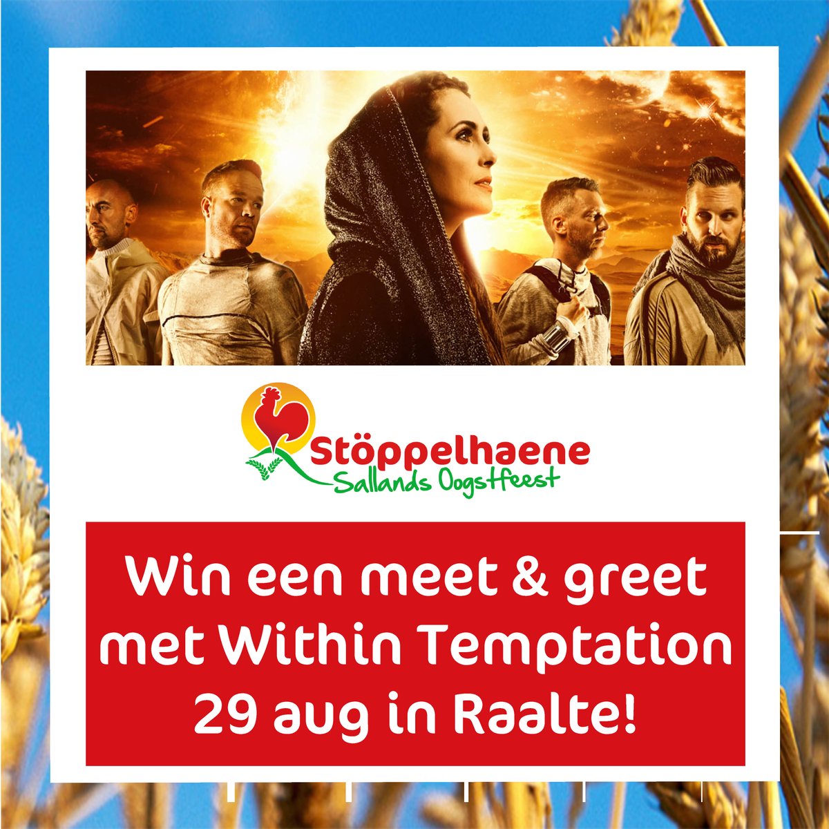 stoppelhaene's tweet photo. 🐔🤘Wij geven een meet&amp;greet met @WTofficial weg! Hoe maak je kans? Koop je ticket via https://t.co/nlfNwtLRNL en tag degene die je mee wil nemen hieronder. Al een ticket gekocht? Plaats een comment en dan maak je natuurlijk ook kans. 26 augustus maken we de winnaar bekend! #sh19 https://t.co/bS646BdTW4